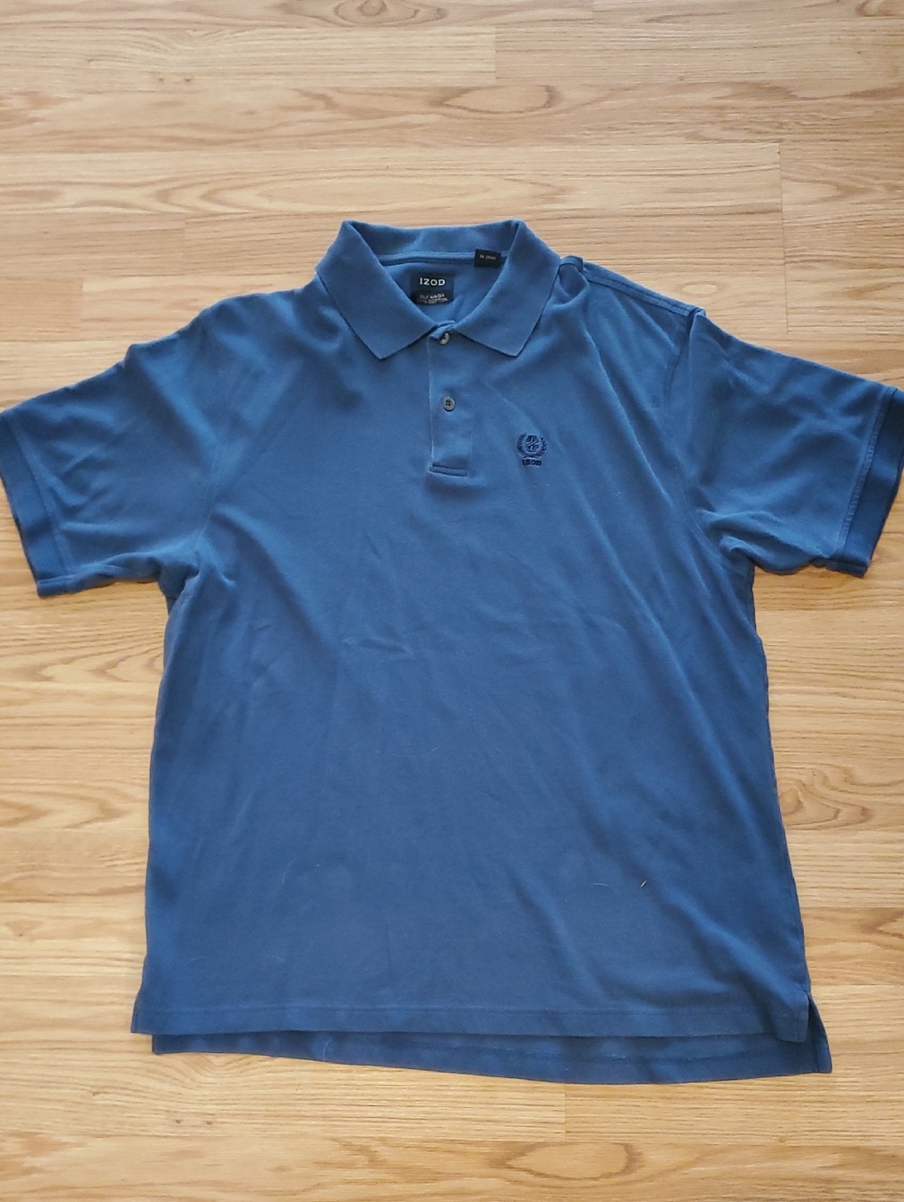 Izod Men’s Slate Blue Polo Shirt Large